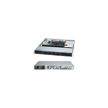 Supermicro SuperChassis 400W 1U Rackmount Server Chassis (Blk), CSE-813MTQ-R400CB CSE-813MTQ-R400CB